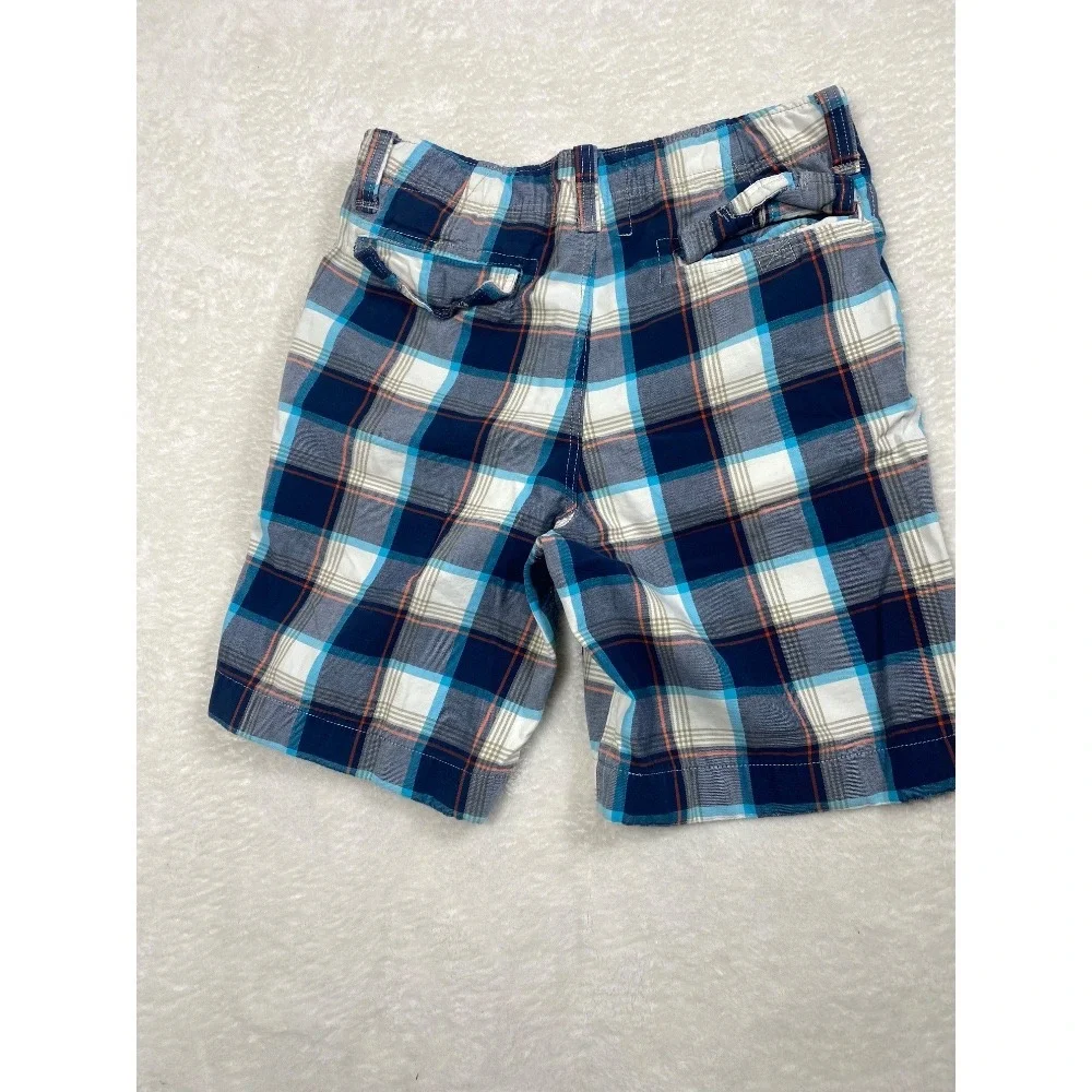 Hollister Plaid Shorts‎ Preppy Men's Casual Blue White Size 32